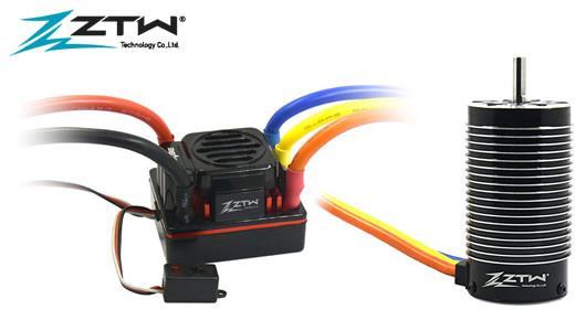ZTW by HRC Racing - ZTW421503002 - Variateur électronique COMBO - Brushless - 1/8 - 2~6S - Beast SL - 150A / 1080A - avec moteur 2150KV
