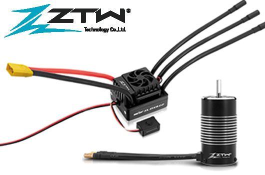 ZTW by HRC Racing - ZTW1115041 - Variateur électronique COMBO - Brushless - Beast SL 150A  G2 - Motor 4074 2150KV