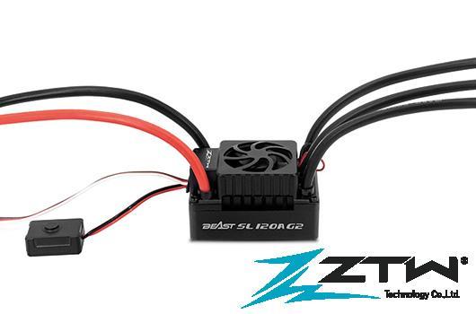 ZTW by HRC Racing - ZTW4112023 - Regolatore elettronico di velocità ESC - senza spazzole - Beast SL 120A SCT G2