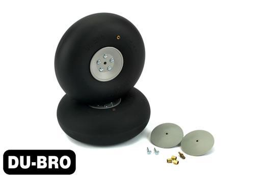 DU-BRO - DUB400RV - Pièces détachées et accessoires pour l'aéronautique - 4 » Dia Big Wheels (1 paire par carte)