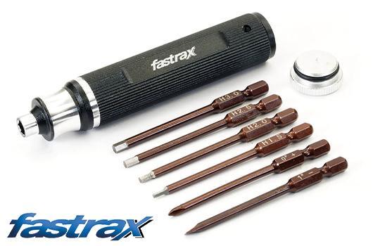 Fastrax - FAST623BK - Werkzeug - Innensechskant - Multitool - 1.5/2.0/2.5/3.0MM/PH/FLAT