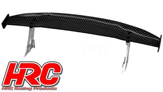 HRC Racing - HRC25120A - Body Parts - 1/10 Accessory - Scale - Touring / Drift Rear Wing - Carbon Finish - Type A