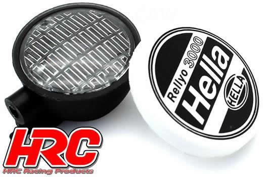 Light Kit - 1/10 or Monster Truck - LED - JR Plug - Hella Cover - 2x White LED