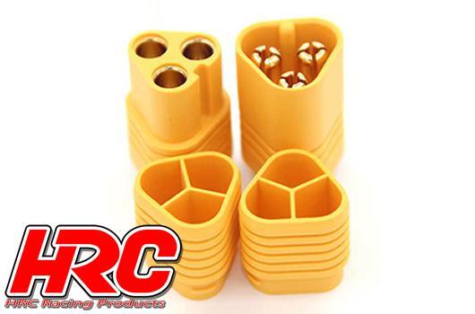 Connector - MT60 Triple - 1 pair (1 Male & 1 female) - Gold