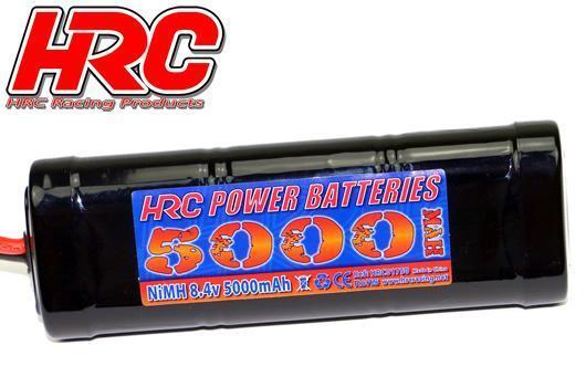 Battery - 7 cells - HRC Power Batteries - NiMH - 8.4V 5000mAh - Hump Stick - Ultra T