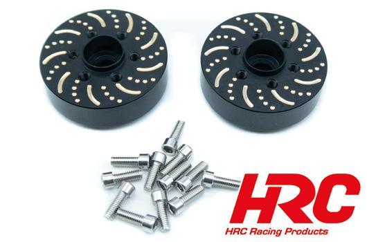 HRC Racing - HRC65164Z - Wheels Part - 1/10 Crawler - Brass Hub Counterweight 6 holes 12mm Brake - for HRC65164 (2)