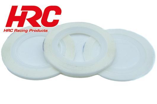 HRC Racing - HRC5062WH10 - Fine Line Decor Tape - 1.0mm x 15m - White (15m) (1 pcs)