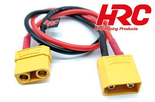 HRC Racing - HRC9609X9 - Charger Lead - XT90 (F) to XT90 Battery Plug - 300mm - Gold