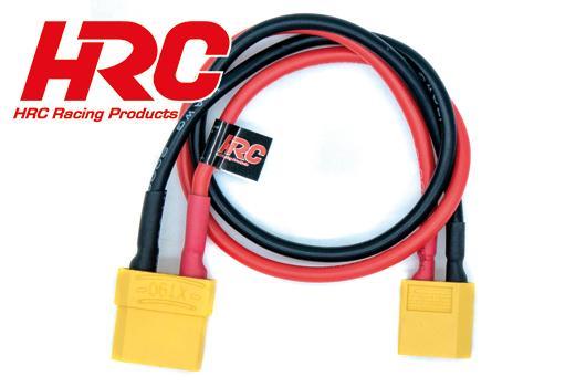 HRC Racing - HRC9610X9 - Charger Lead - XT90 (F) to XT60 Battery Plug - 300mm - Gold