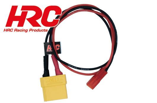 HRC Racing - HRC9617X9 - Charger Lead - XT90 (F) to Battery BEC JST Plug - 300mm - Gold