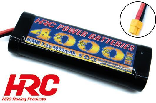 HRC Racing - HRC01640X6 - Akku - 6 cells - NiMH - 7.2V 4000mAh - Stick - XT60 - 130x45x25mm