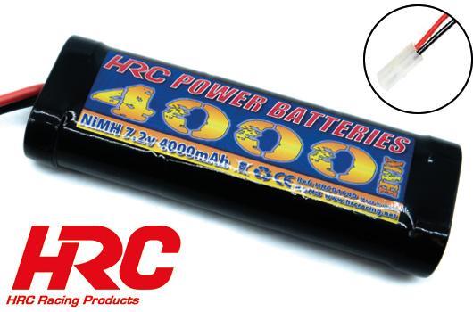 HRC Racing - HRC01640S - Accu - 6 cells - NiMH - 7.2V 4000mAh - Stick - Tamiya - 130x45x25mm