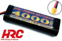 Battery - 6 cells - NiMH - 7.2V 4000mAh - Stick - XT60 - 130x45x25mm