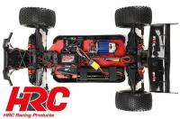 Auto - 1/10 XL Elektrisch- 4WD Buggy - RTR - HRC NEOXX - Brushed - Dirt Striker V2 ROT/SCHWARZ