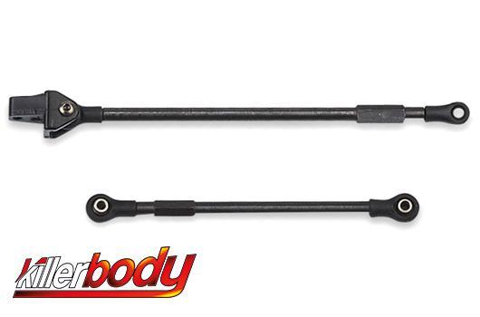 KillerBody - KBD48825 - Spare Parts - 1/10 Crawler - Scale - Steering rod & Panhard rod