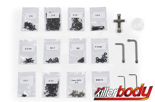 KillerBody - KBD48828 - Spare Parts - 1/10 Crawler - Scale - Screw and tool set