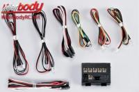 Light Kit - 1/7 Touring - Traxxas XO-1 - Scale - LED Light System with Control Box - 10 LEDs - Corvette GT2