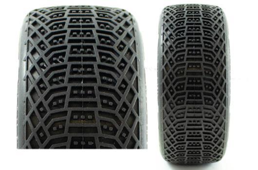 Tires - 1/8 Buggy - I-Barrs V3 Buggy C1 (Super Soft) Pre-Mounted Yellow