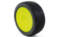 Tires - 1/8 Buggy - Addictive V2 Buggy C1 (Super Soft) Pre-Mounted Yellowâ?¦