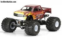 Body - Monster Truck - Clear - Chevy Silverado 2007 - for Solid Axle Monster Truck