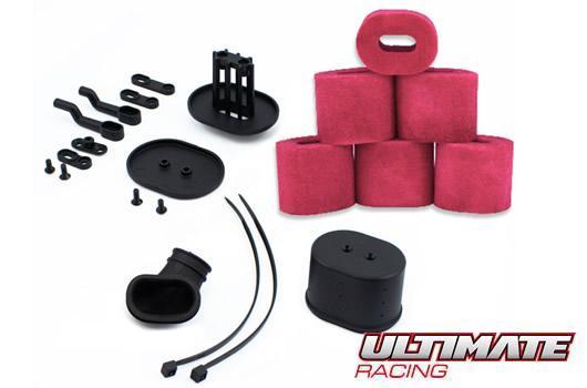 Ultimate Racing - UR0542-6 - Luftfilter - 1/8 - ULTIMATE AIRMAX Luftfilter mit 6 vorgeölte Filter Schäumen